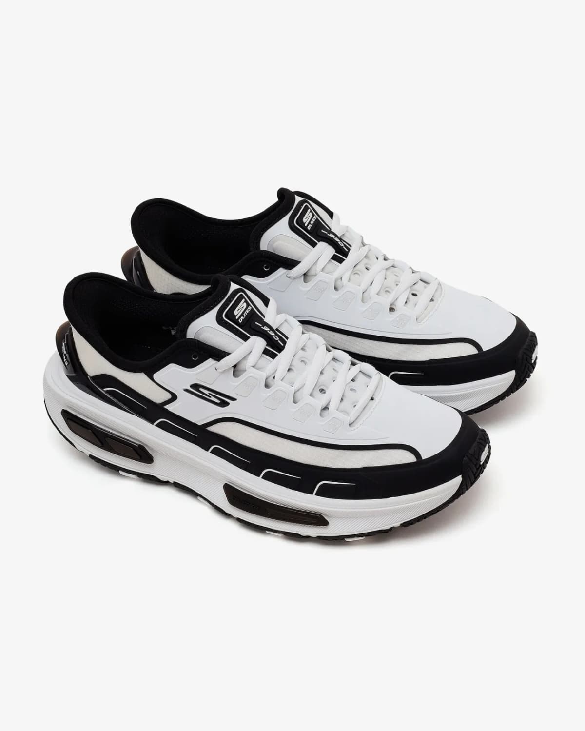 Skechers D'lites 330 Kadın Beyaz Sneakers · 150740-WBK (6/7)