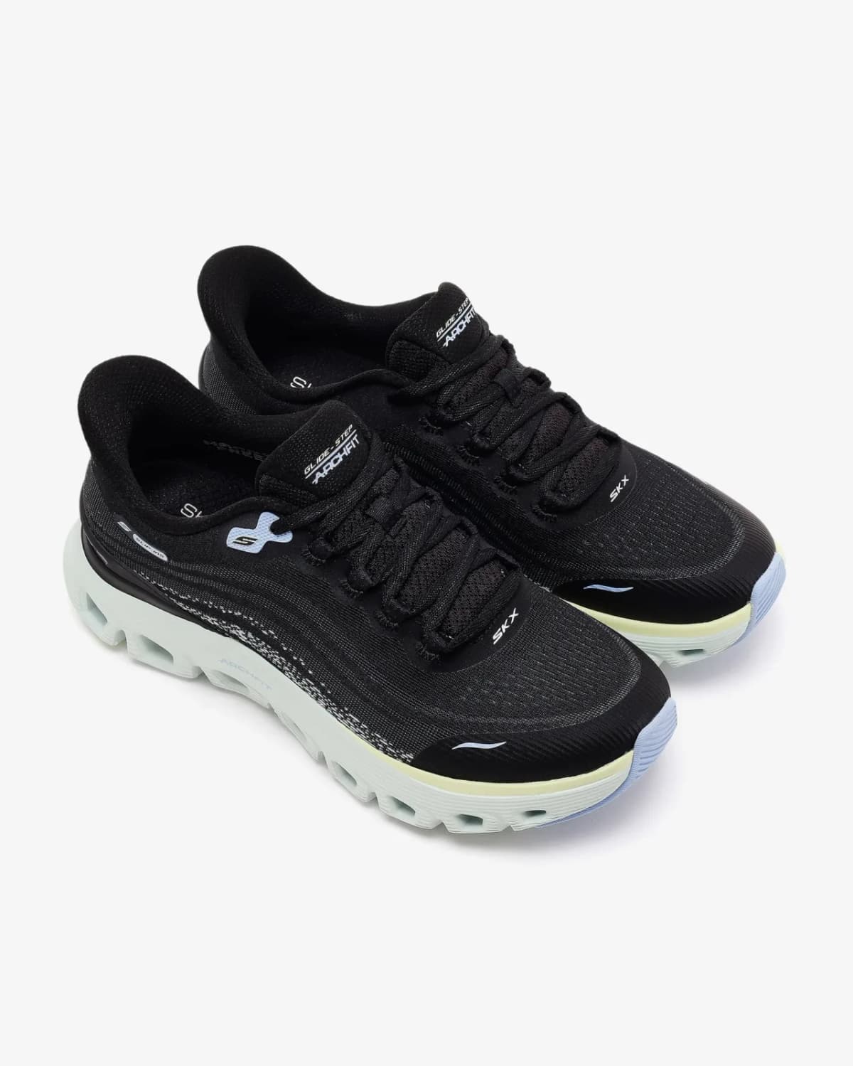 Skechers Arch Fit Glide-step Wave Kadın Siyah Spor Ayakkabı · 150760-BKTQ (6/7)