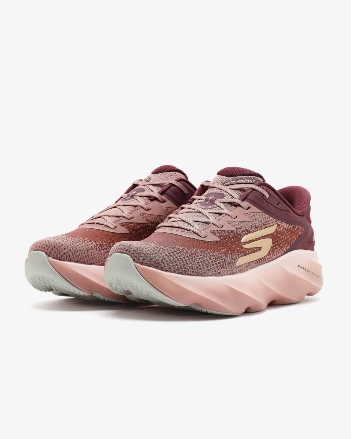 Skechers Skx Aero Burst - Si Kadın Bordo Koşu Ayakkabısı — Kırmızı · 172215-BURG (3/7)