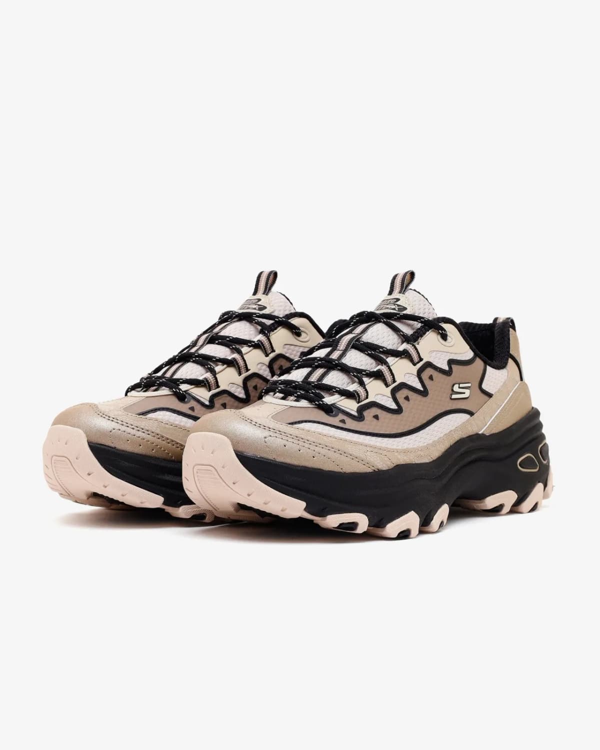 Skechers D'lite Max Kadın Bej Outdoor Ayakkabı · 180399-TPBK (3/5)