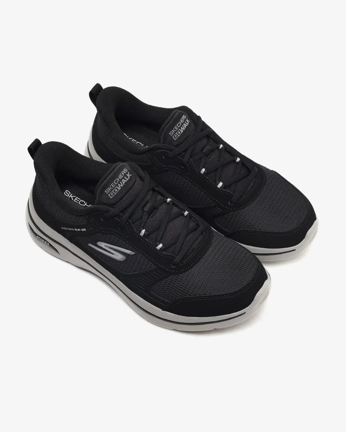 Skechers Go Walk Arch Fit 2.0 - Seared Erkek Siyah Yürüyüş Ayakkabısı · 216650-BKGY (6/7)