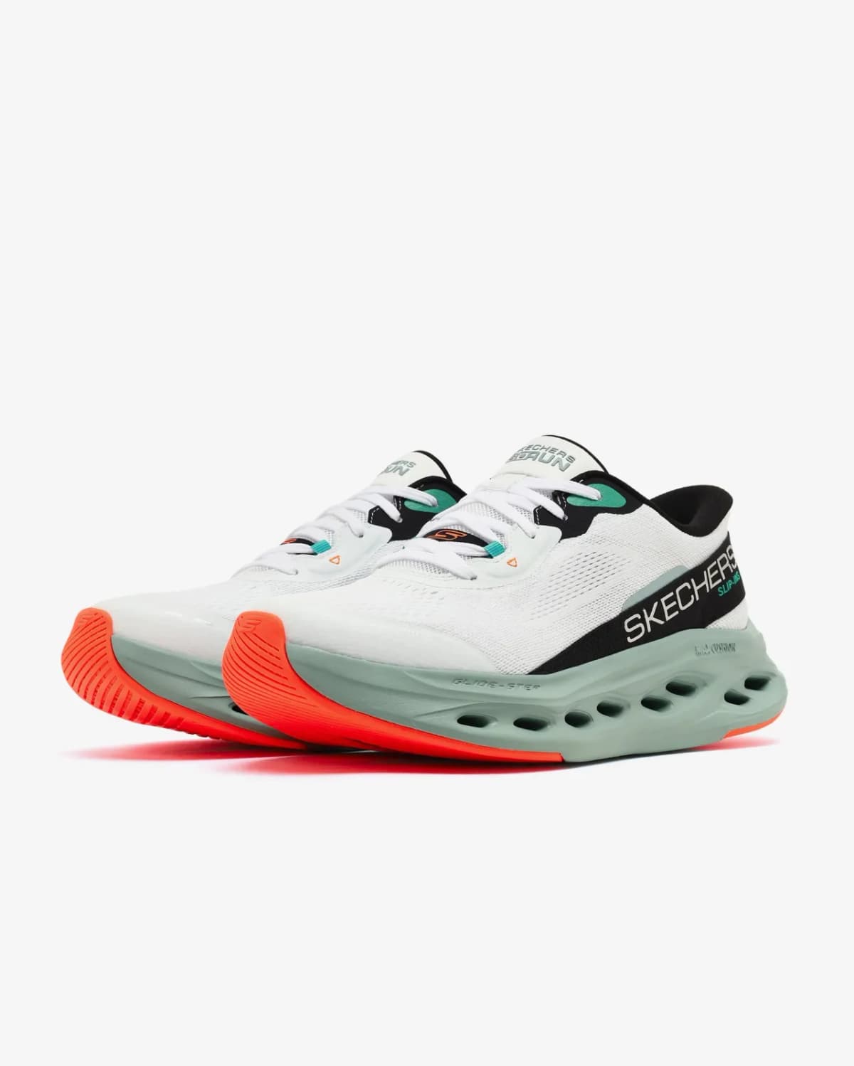 Skechers Max Cushioning Glide-step - Advert Erkek Beyaz Koşu Ayakkabısı · 220421-WMLT (3/7)