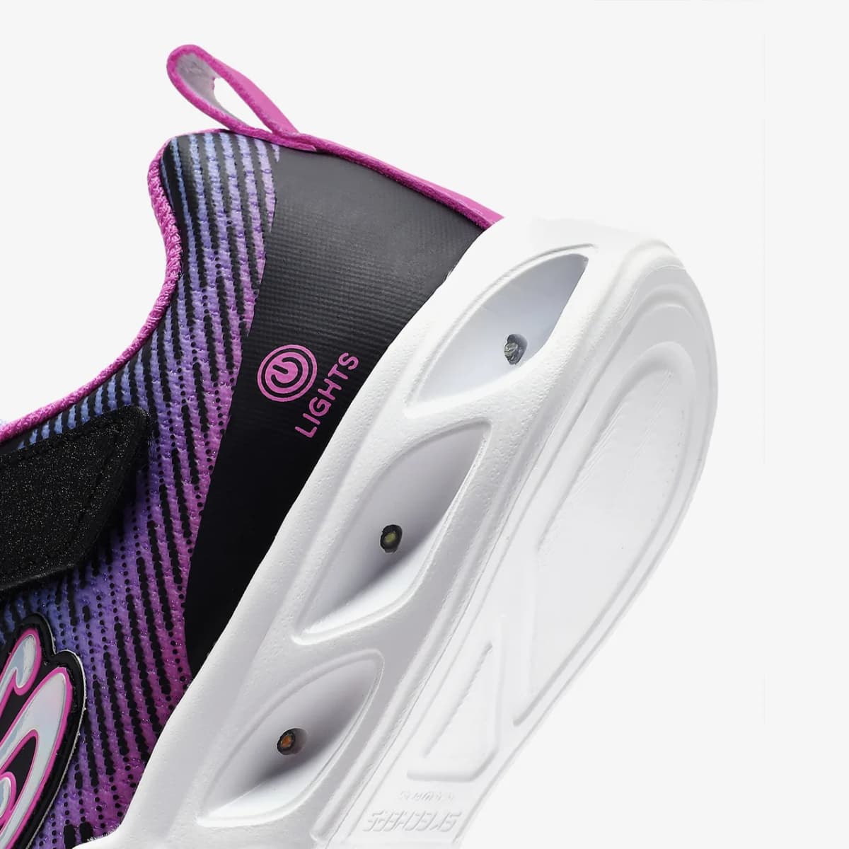 Skechers Flicker Flash Light Takeover Çocuk Siyah Işıklı Spor Ayakkabı · 303704L-BKMT (11/11)