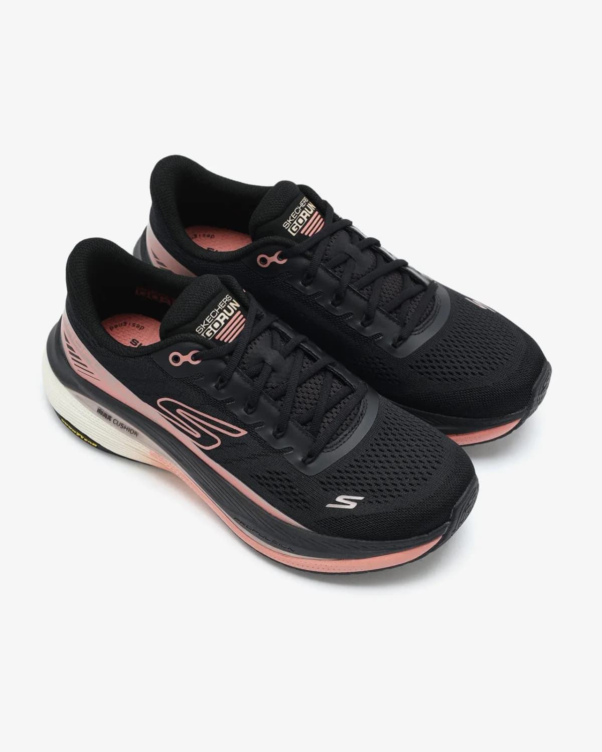 Skechers Max Cushioning Propulsion Kadın Siyah Koşu Ayakkabısı · 128901-BKRG (6/7)