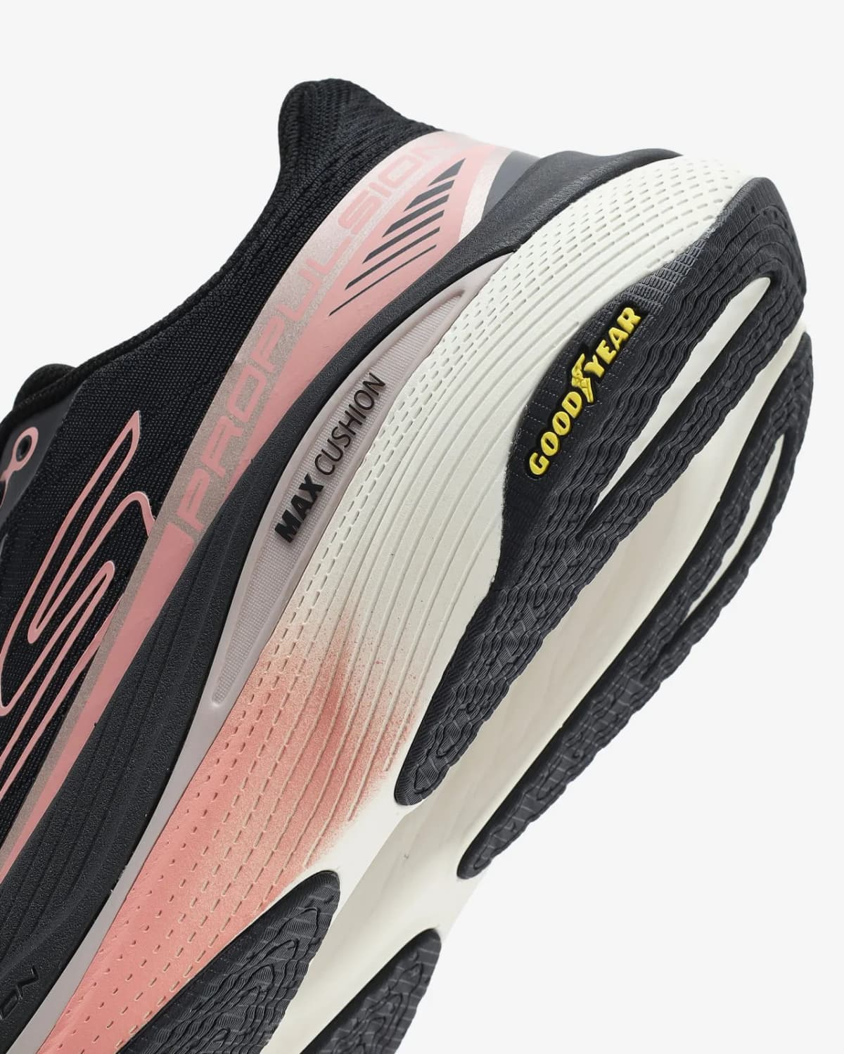 Skechers Max Cushioning Propulsion Kadın Siyah Koşu Ayakkabısı · 128901-BKRG (7/7)