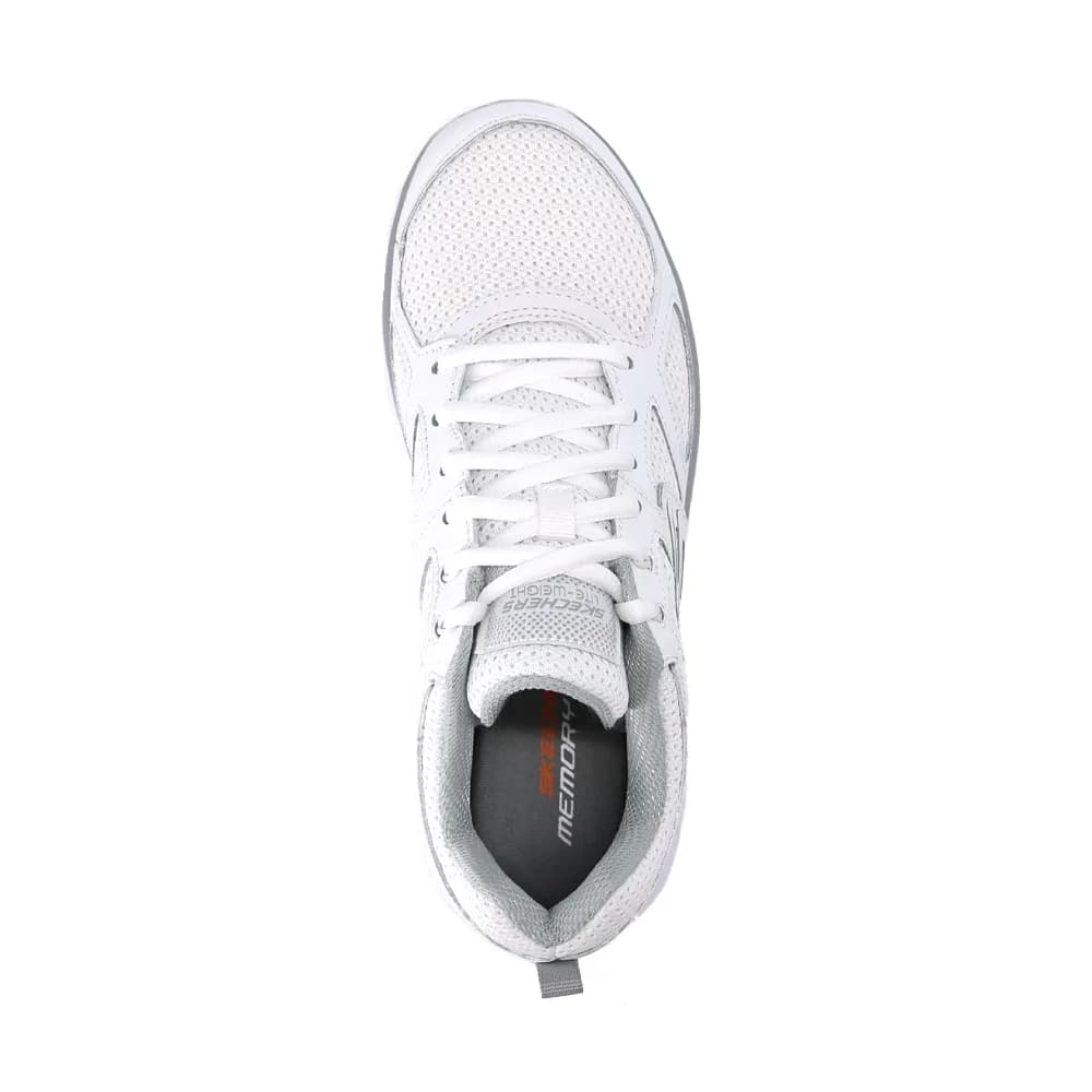 Skechers Burns Agoura Erkek Spor Ayakkabı Beyaz Gri · 52635-WGY (4/5)