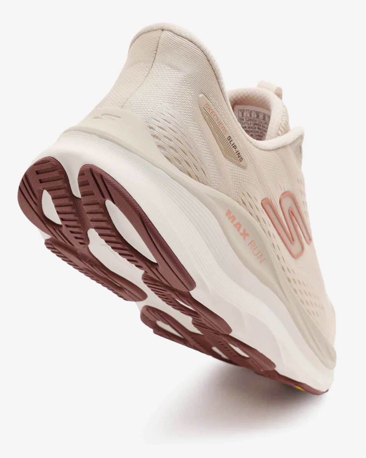 Skechers Max Run Kadın Bej Koşu Ayakkabısı · 129200-NAT (7/8)
