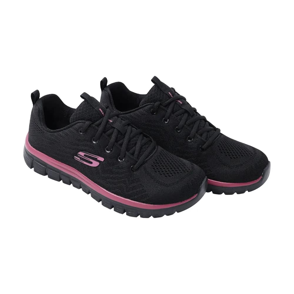 Skechers Graceful Get-Connected Kadın Spor Ayakkabı Siyah · 12615-BKMV (3/4)