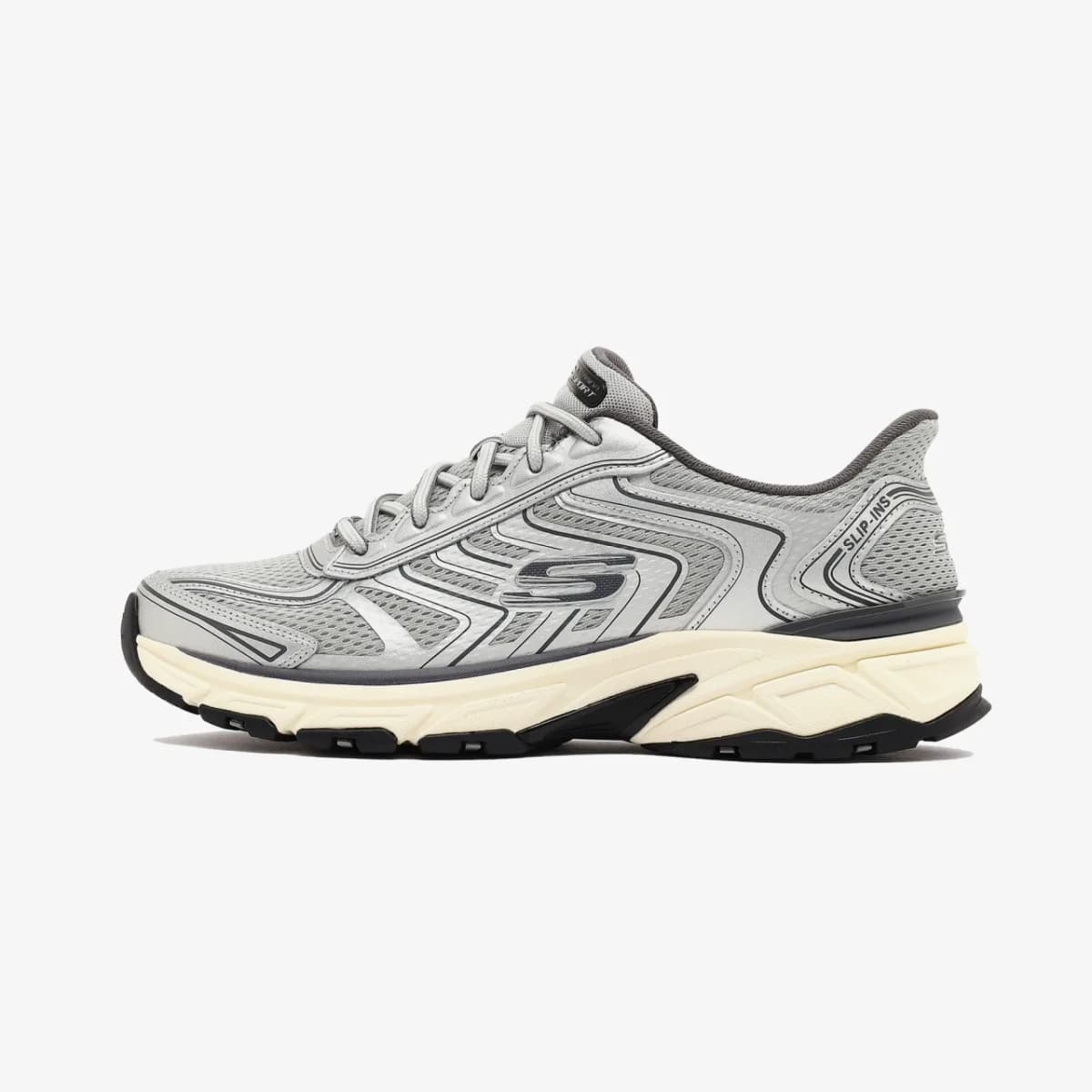 Skechers Stamina Sport Erkek Gri Spor Ayakkabı · 233150-SLGY (4/7)