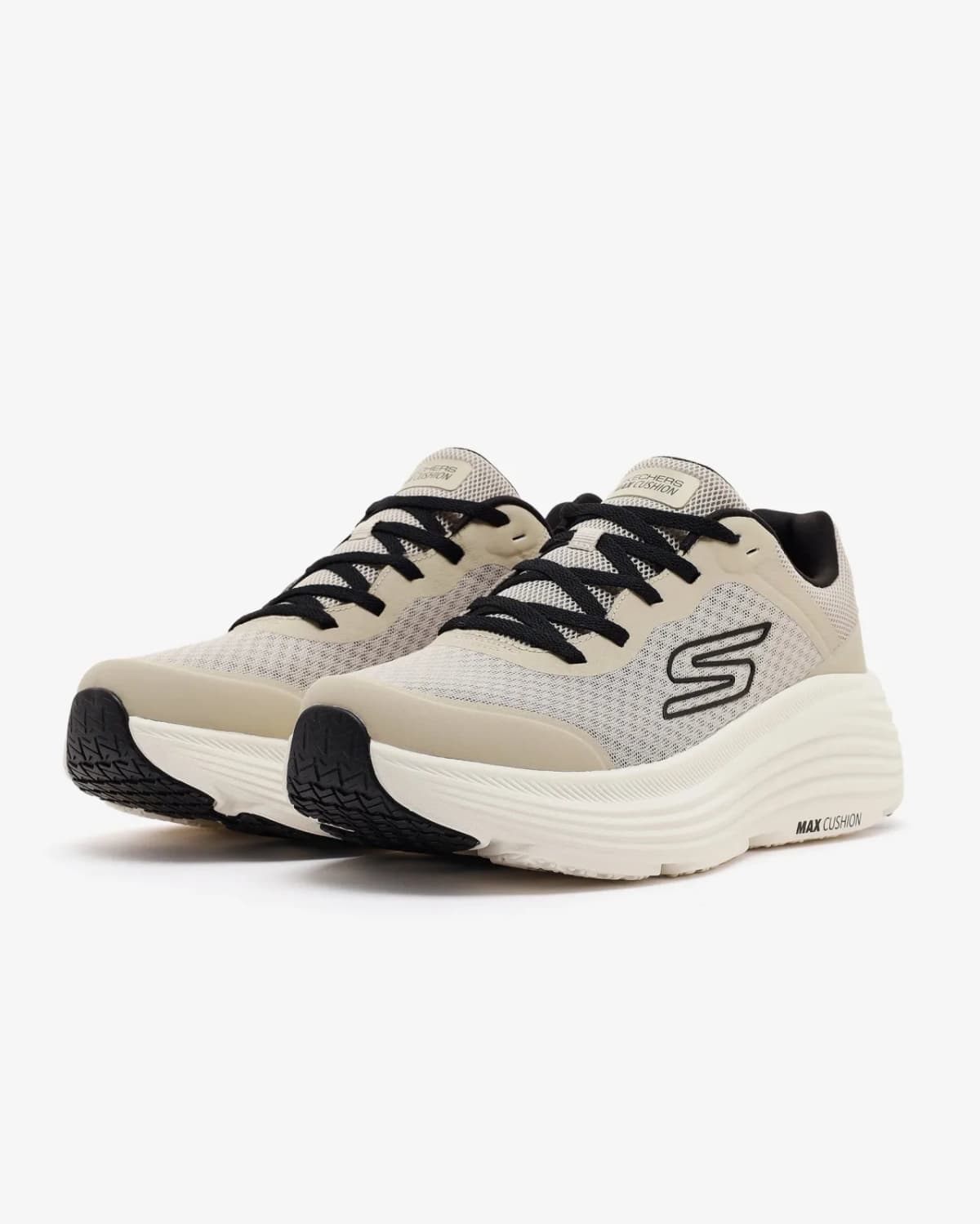 Skechers Max Cushioning Endeavour Erkek Bej Koşu Ayakkabısı · 220613-TPBK (3/7)