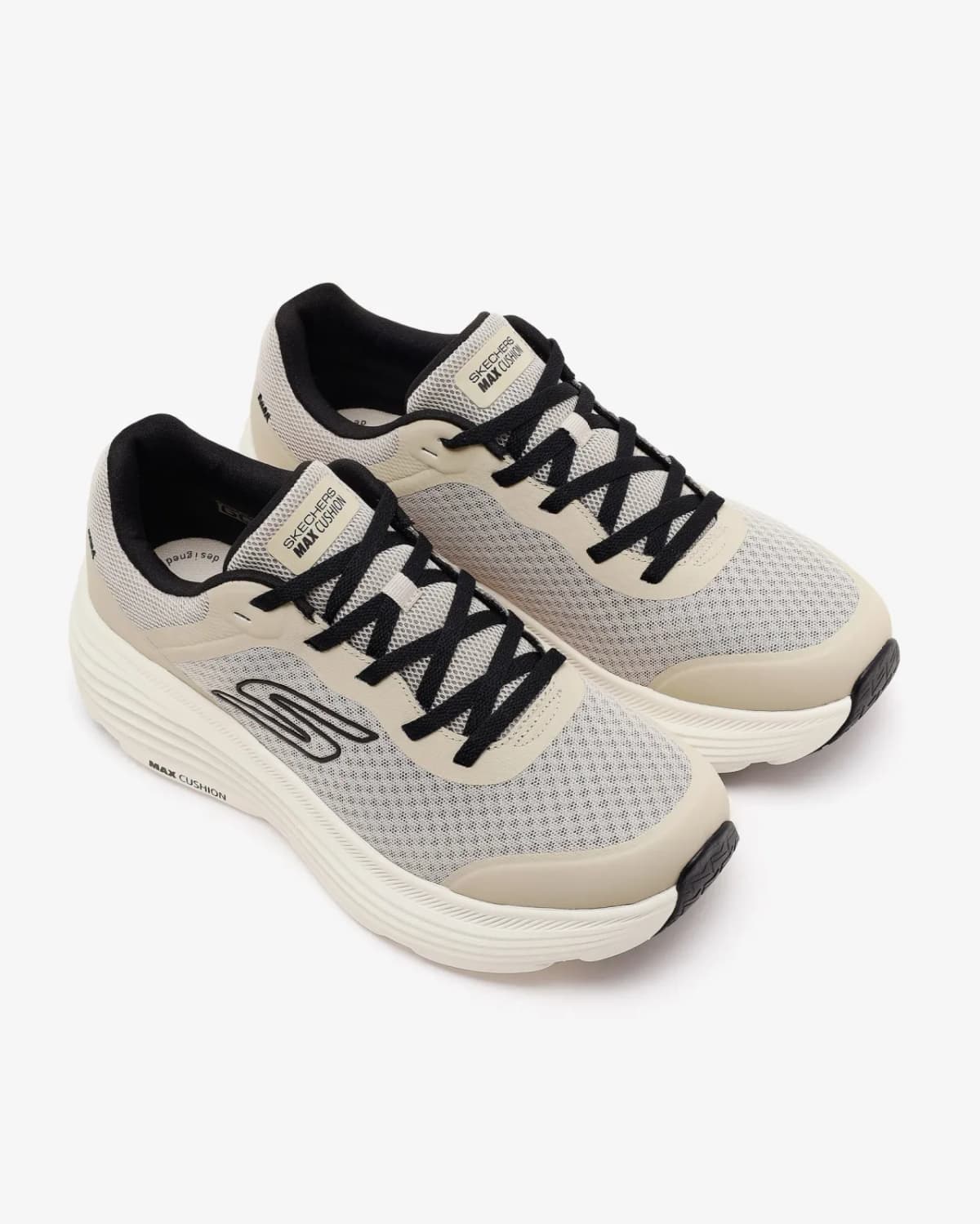 Skechers Max Cushioning Endeavour Erkek Bej Koşu Ayakkabısı · 220613-TPBK (6/7)
