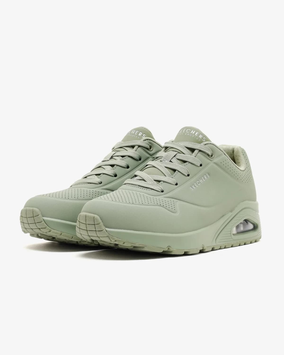 Skechers Uno - Stand On Air Kadın Haki Sneakers — Yeşil · 73690-SAGE (3/5)