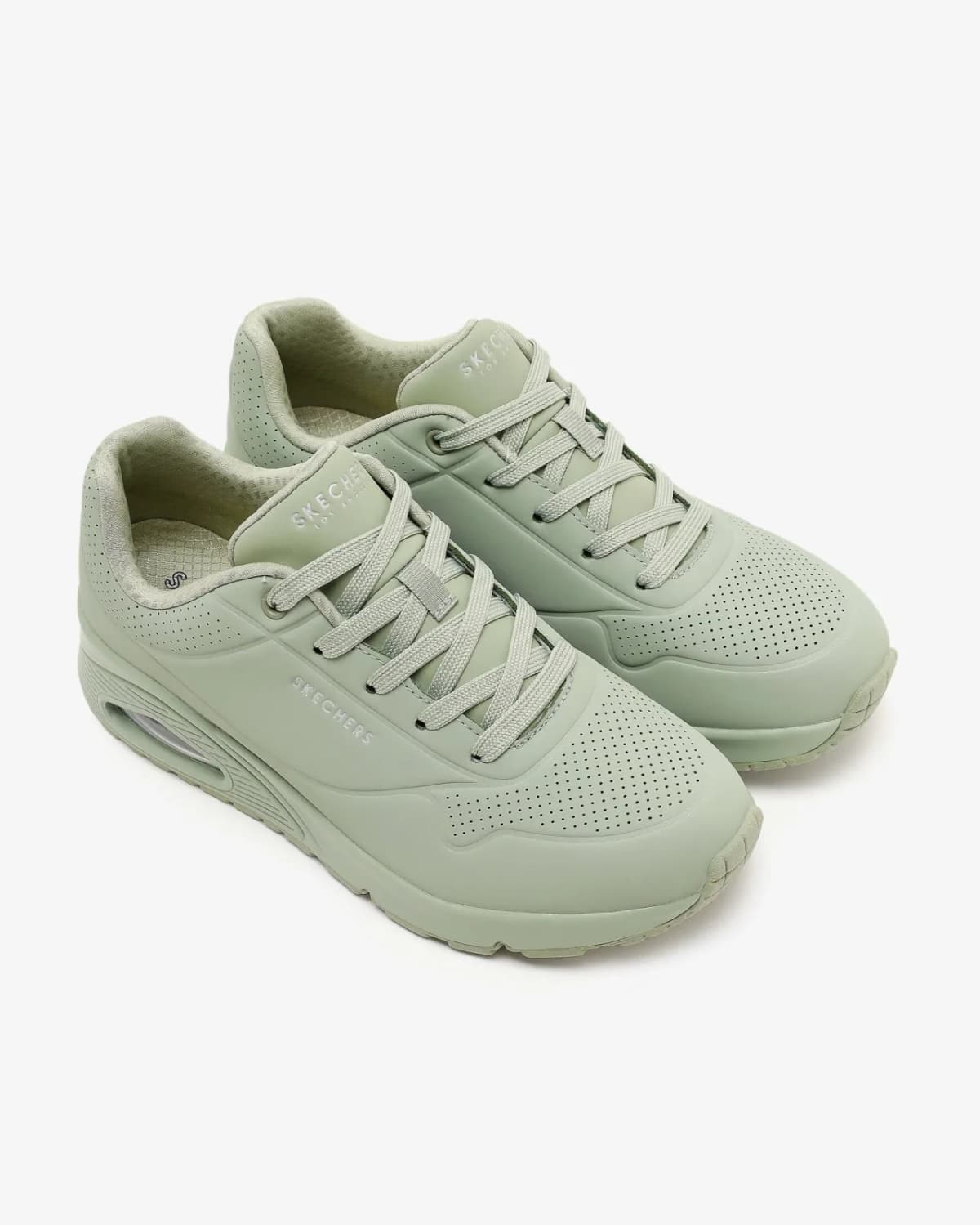 Skechers Uno - Stand On Air Kadın Haki Sneakers — Yeşil · 73690-SAGE (5/5)