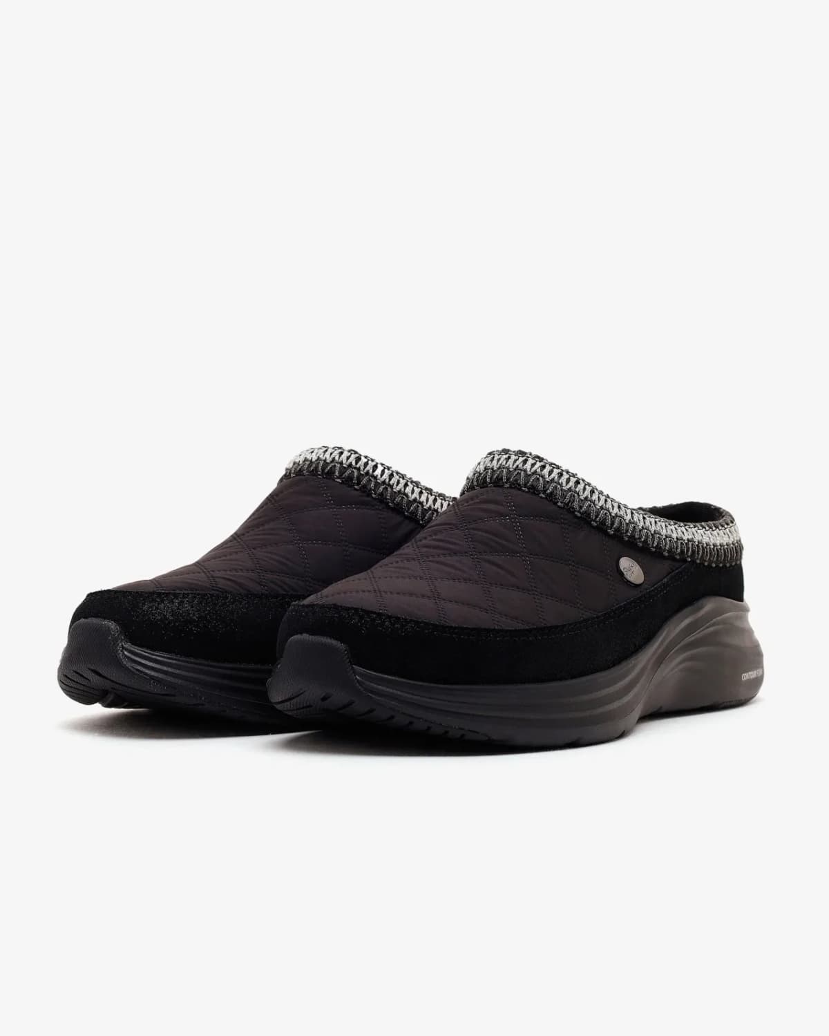 Skechers Contour Foam Boot - Cozy Fit Cascade Kadın Siyah Arkası Açık Spor Ayakkabı · 168160-BBK (3/5)
