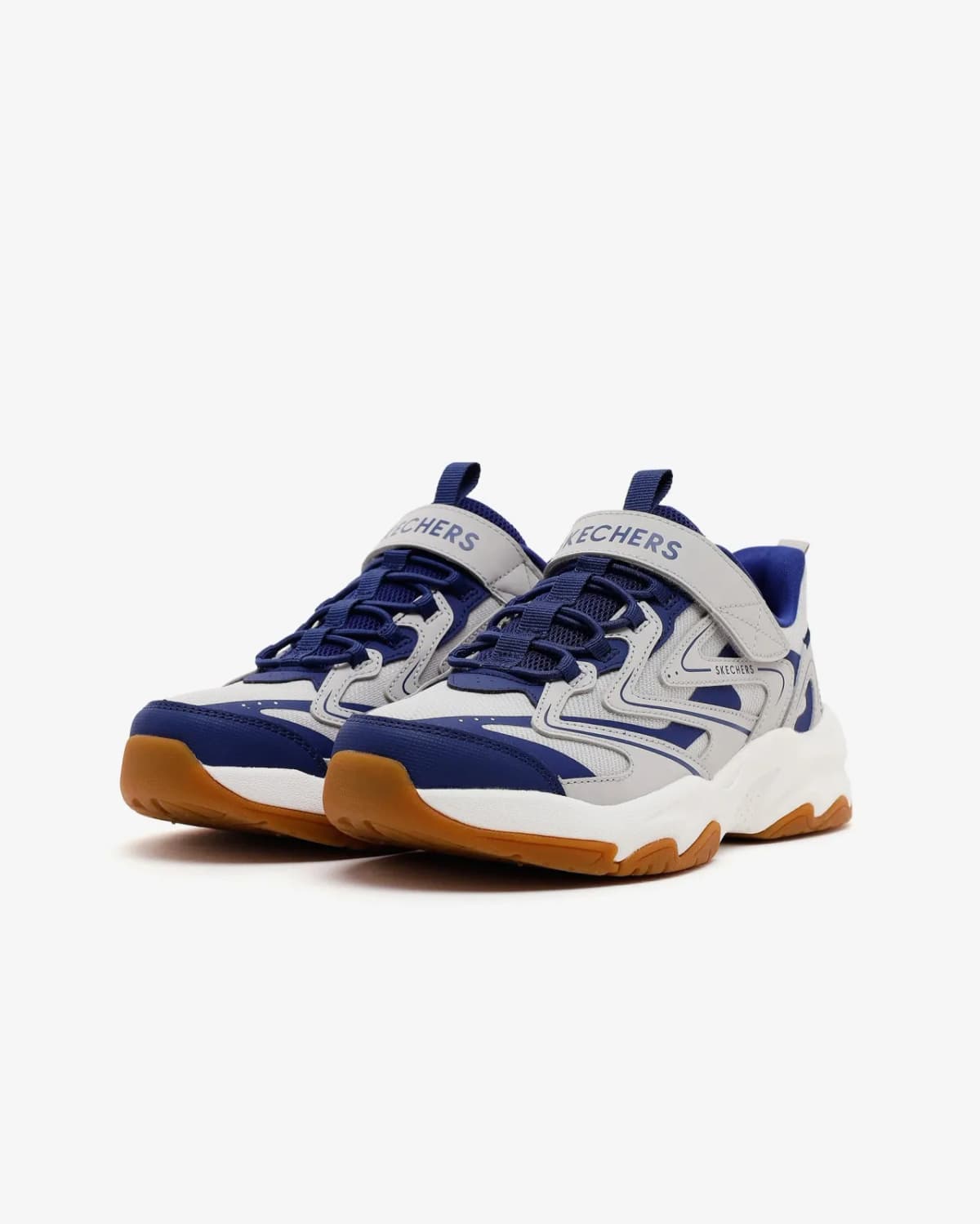 Skechers Retro Tech Büyük Erkek Çocuk Gri Spor Ayakkabı · 405332L-GYNV (3/5)