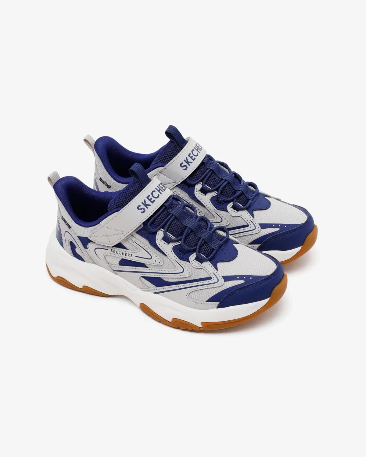 Skechers Retro Tech Büyük Erkek Çocuk Gri Spor Ayakkabı · 405332L-GYNV (5/5)