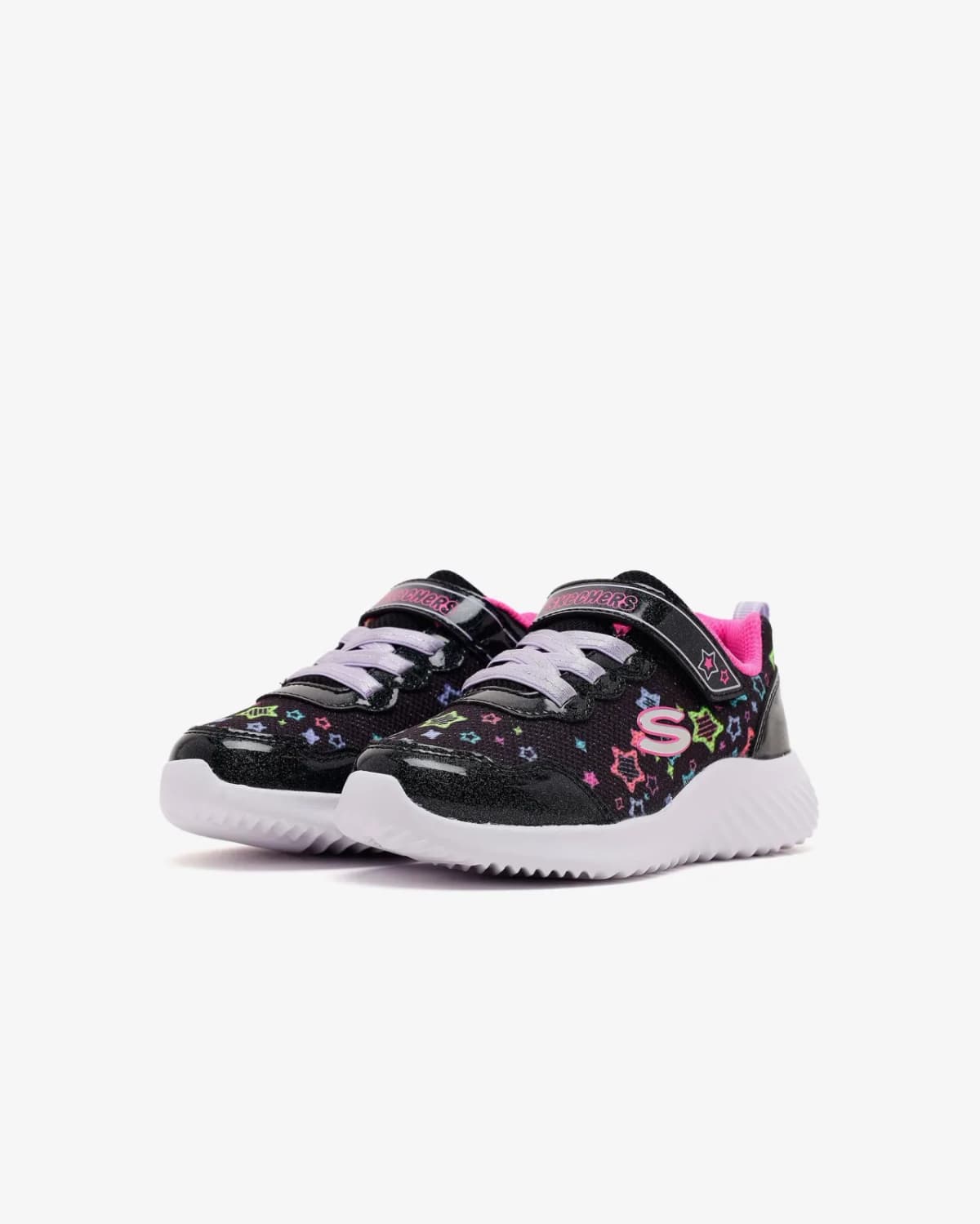 Skechers Bounder - Lil Star Friends Küçük Kız Çocuk Siyah Spor Ayakkabı · 303167N-BKMT (3/5)