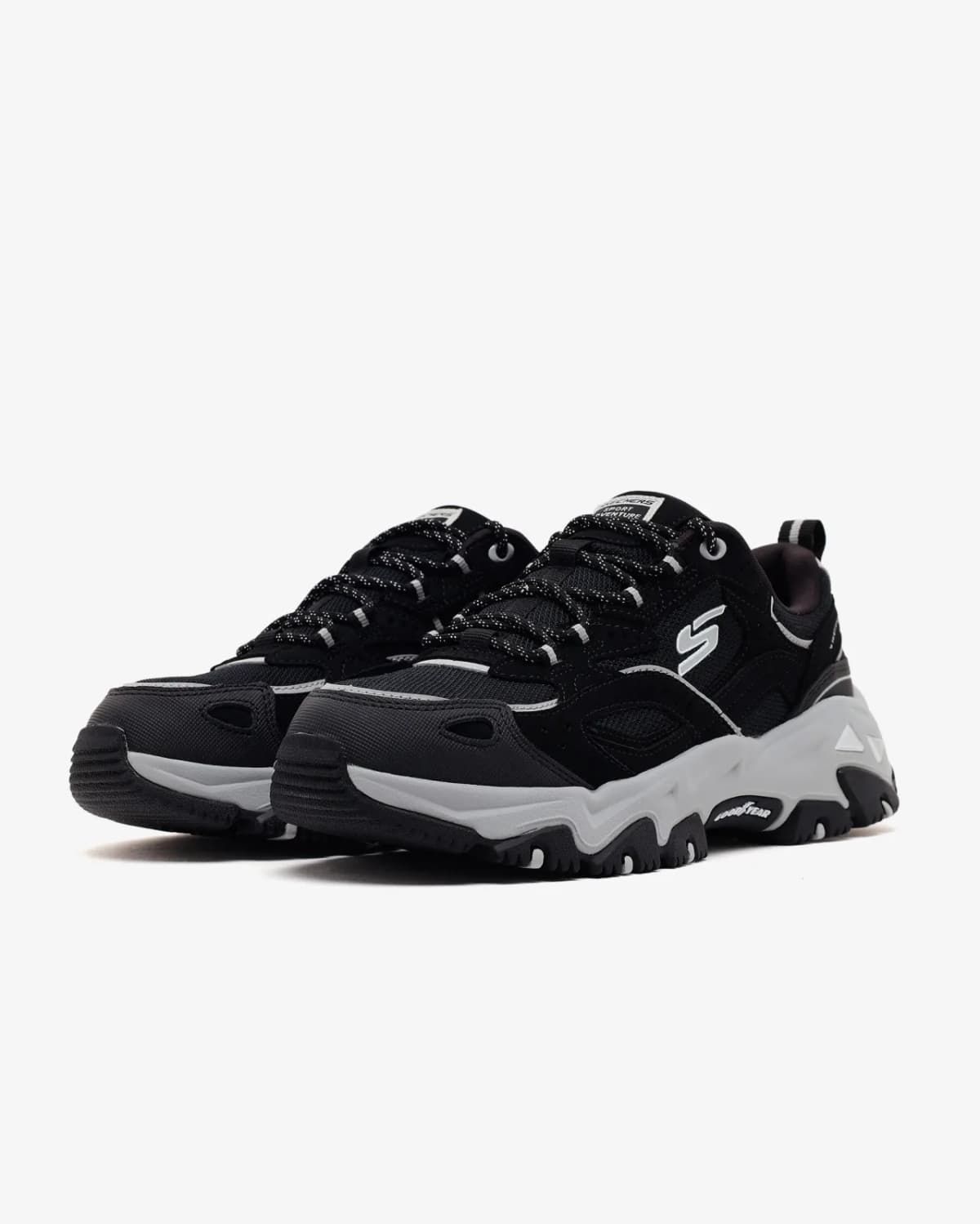 Skechers D'lites Hiker-echo Lake Kadın Siyah Su Geçirmez Outdoor Ayakkabı · 180411-BLK (3/5)