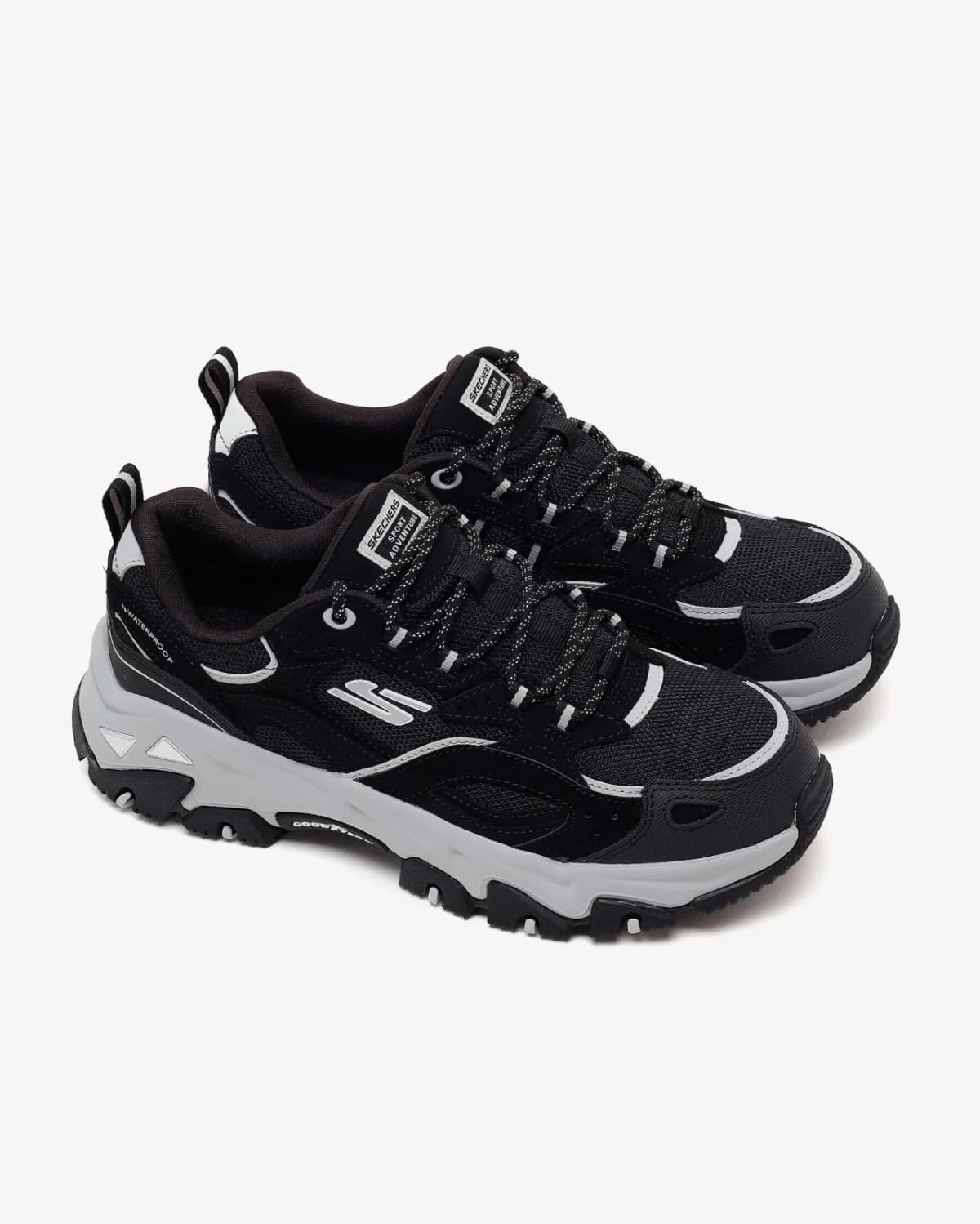 Skechers D'lites Hiker-echo Lake Kadın Siyah Su Geçirmez Outdoor Ayakkabı · 180411-BLK (5/5)
