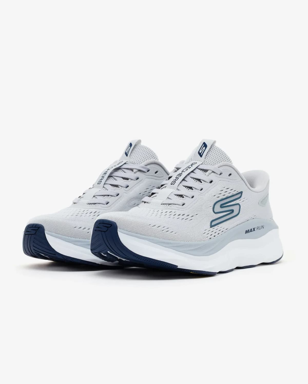 Skechers Max Run Erkek Gri Koşu Ayakkabısı · 221000-GRY (3/7)