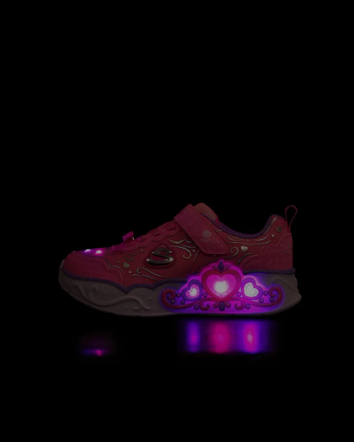 Skechers Princess Steps Büyük Kız Çocuk Pembe Işıklı Spor Ayakkabı · 303732L-PNK (6/6)