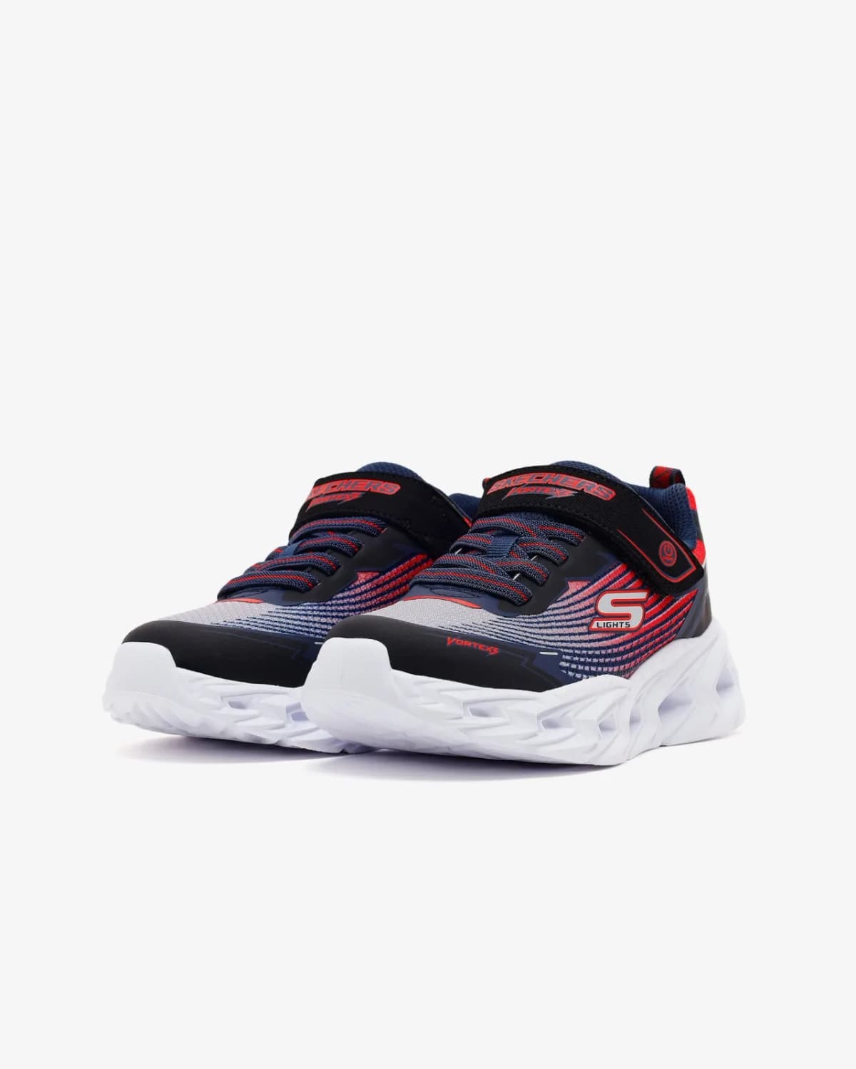 Skechers Vortex 3.0 Büyük Erkek Çocuk Siyah Işıklı Spor Ayakkabı — Mavi · 400590L-BKRB (3/6)