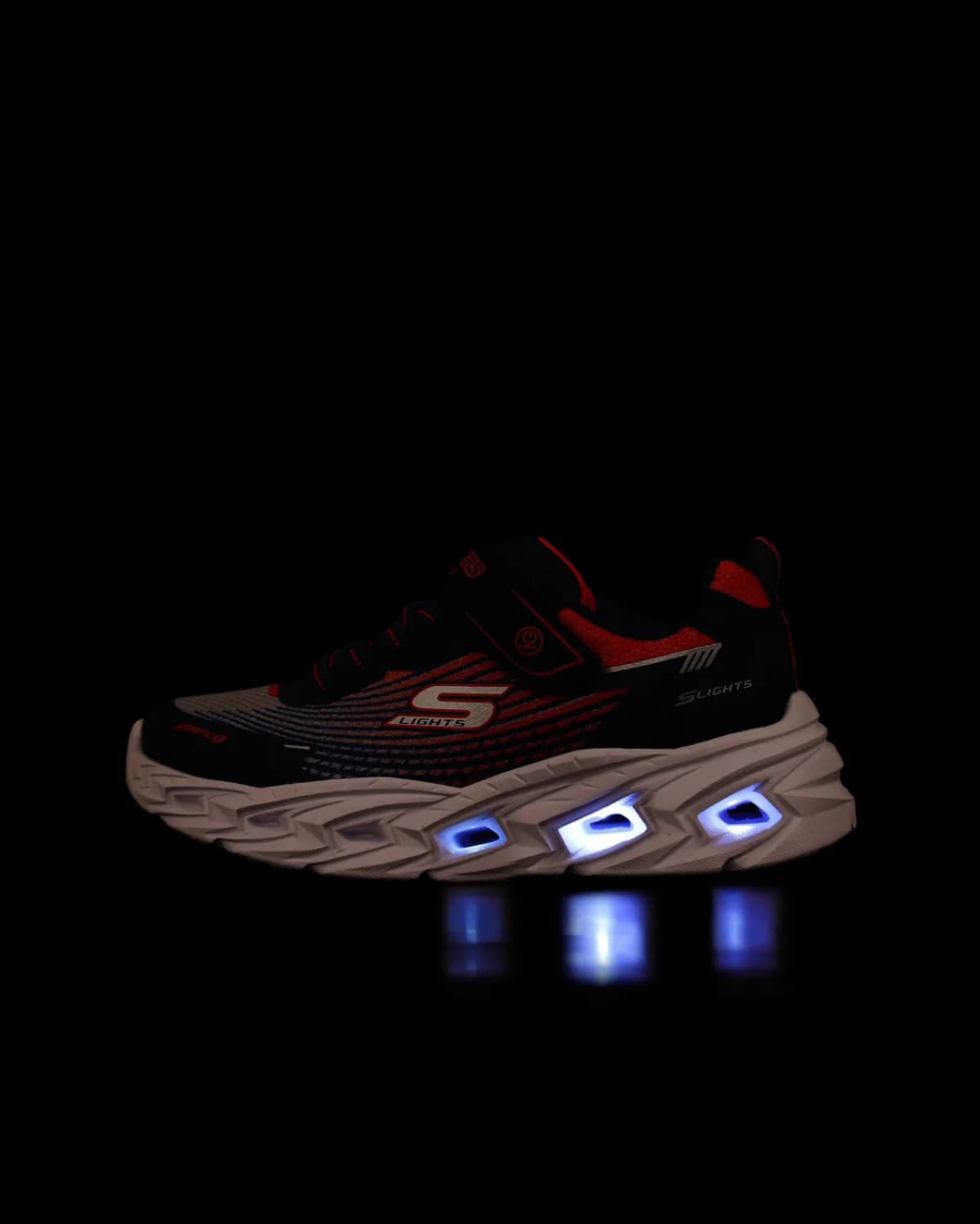 Skechers Vortex 3.0 Büyük Erkek Çocuk Siyah Işıklı Spor Ayakkabı — Mavi · 400590L-BKRB (6/6)