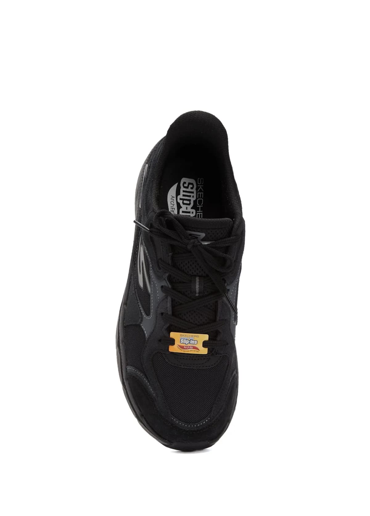 Skechers Go Run Arch Fit 2.0 Siyah Gri Erkek Süet Sneaker · 221104-BKCC (4/5)