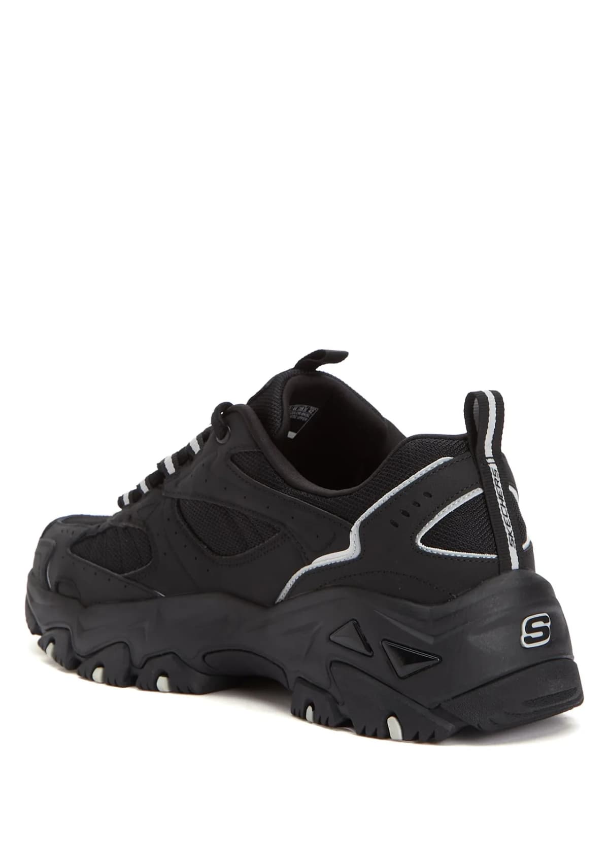Skechers D'Lites Hiker Siyah Silver Erkek Sneaker — Gri · 237426-BKSL (3/5)