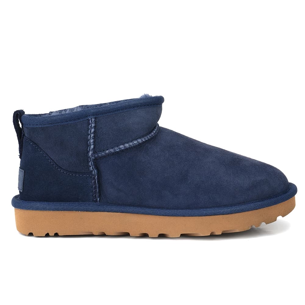 Ugg Classic Ultra Mini Kadın Bot Lacivert — Mavi