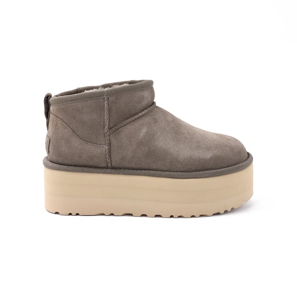 Ugg Classic Ultra Mini Platform Kadın Bot Açık Gri