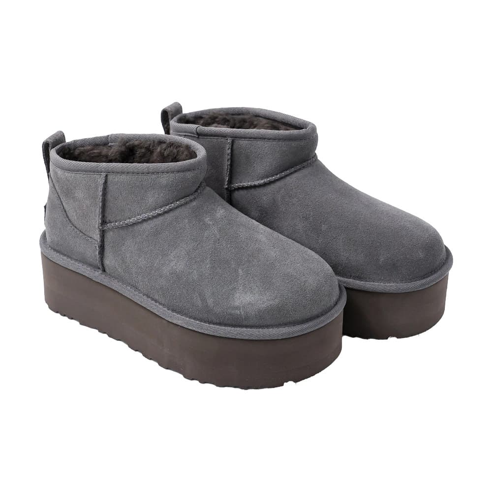 Ugg Classic Ultra Mini Platform Kadın Bot Gri · 1135092-CHRC (3/4)