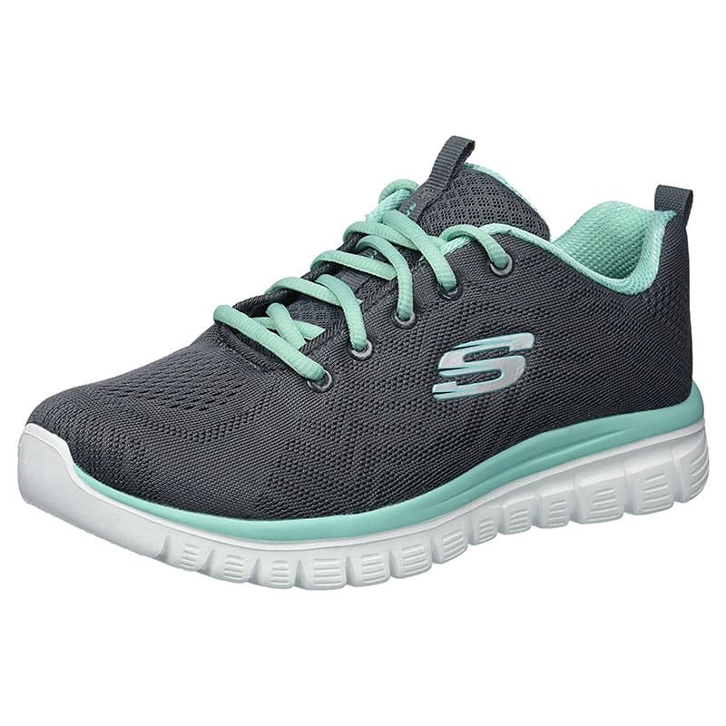 Skechers Connected 12615-CCGR Kadın Spor Ayakkabı Gri