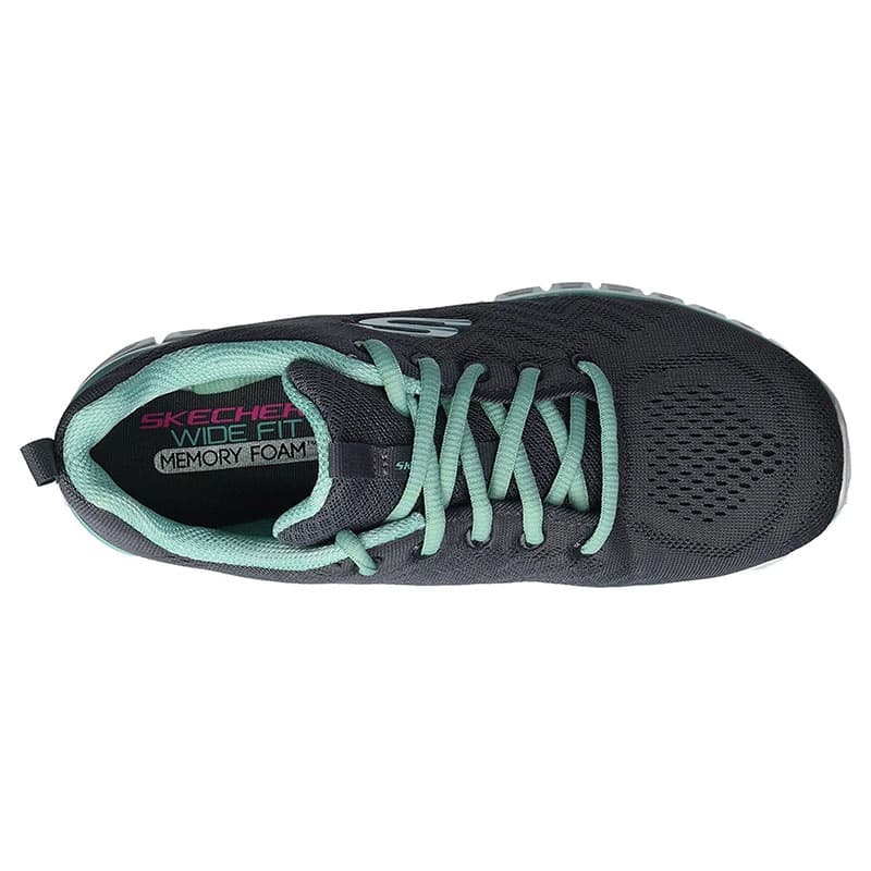 Skechers Connected 12615-CCGR Kadın Spor Ayakkabı Gri (5/5)