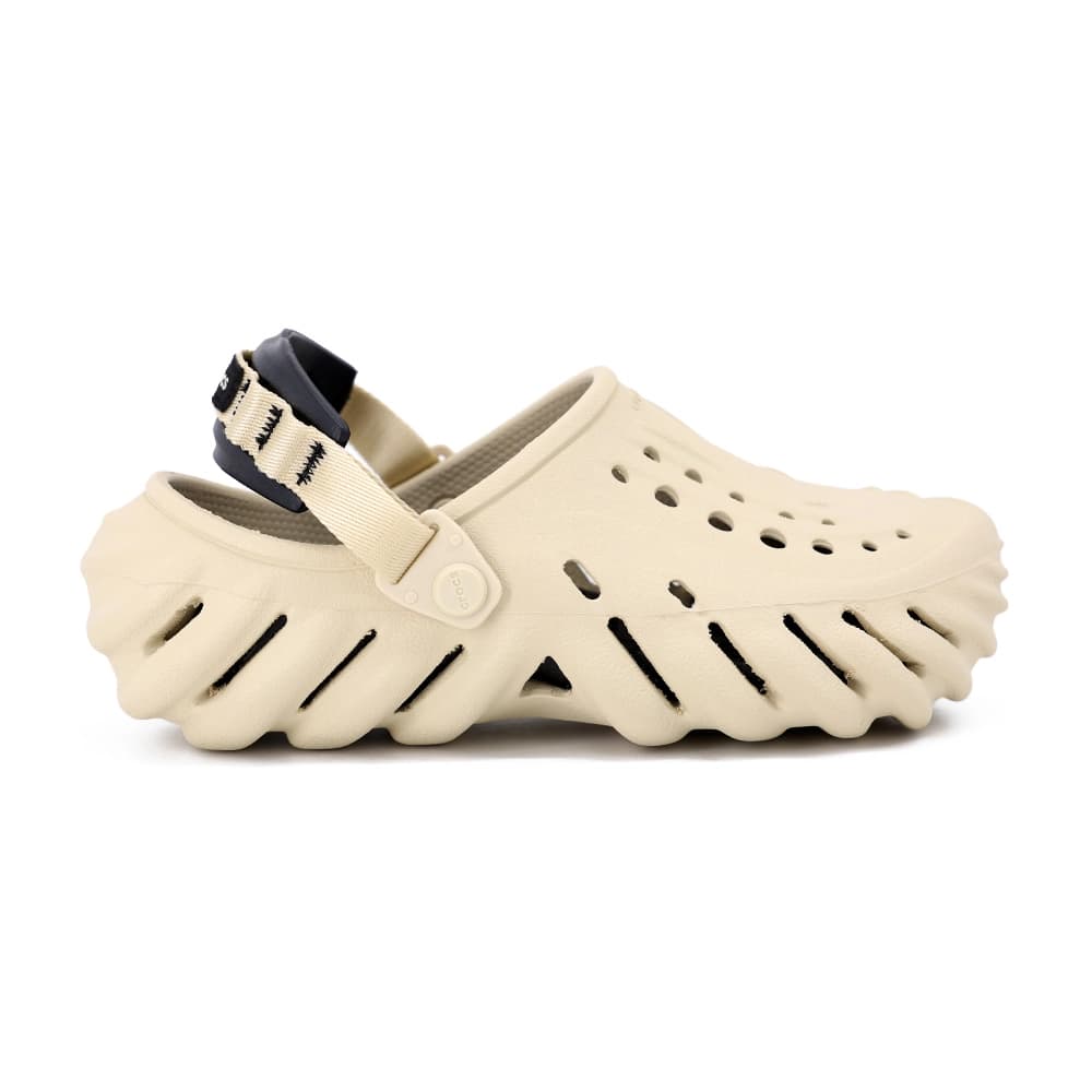 Crocs Echo Clog 207937-2YJ Unisex Terlik Bej — görsel 1