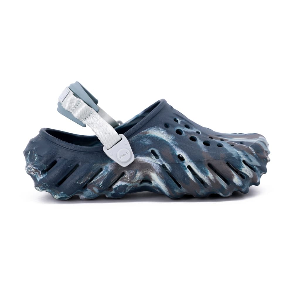 Crocs Echo Marbled Clog 208454-0LE Unisex Terlik Yeşil — görsel 1