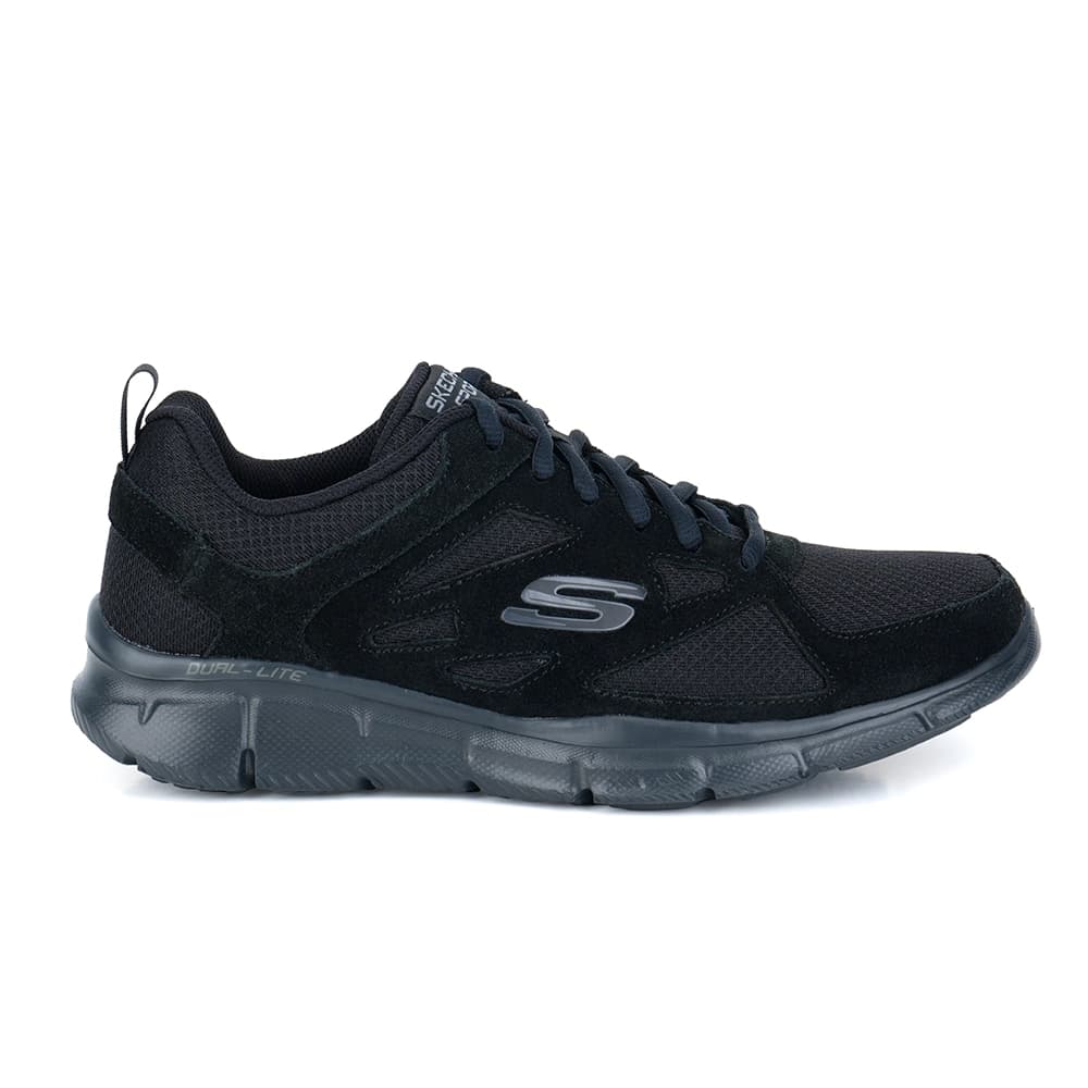 Skechers Equalizer Ezdez Erkek Spor Ayakkabı Siyah görsel 1