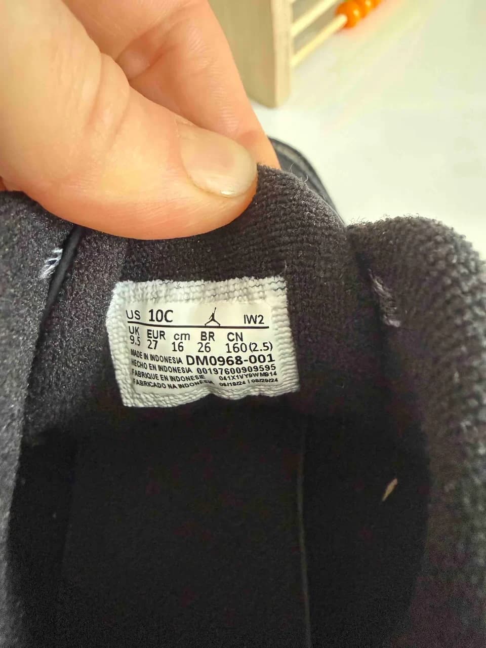 Air Jordan 3 Retro 'Black Cat' (TD) — müşteri fotoğrafı 3/3 (JustStepTR Müşterisi)
