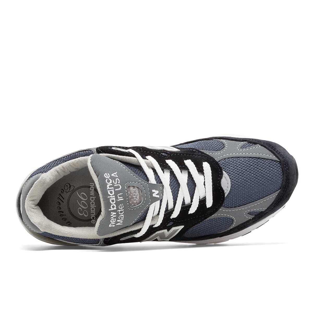 New Balance 993 Lacivert Erkek Koşu Ayakkabı — Mavi · MR993NV (3/4)