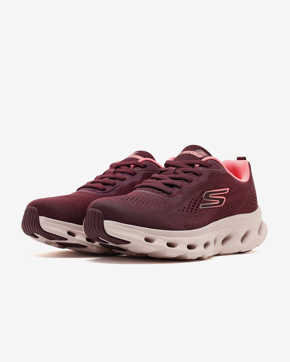 Skechers Go Walk Glide-step 2.0 - Kristee Kadın Bordo Yürüyüş Ayakkabısı — Mor · 125145-BURG (3/7)