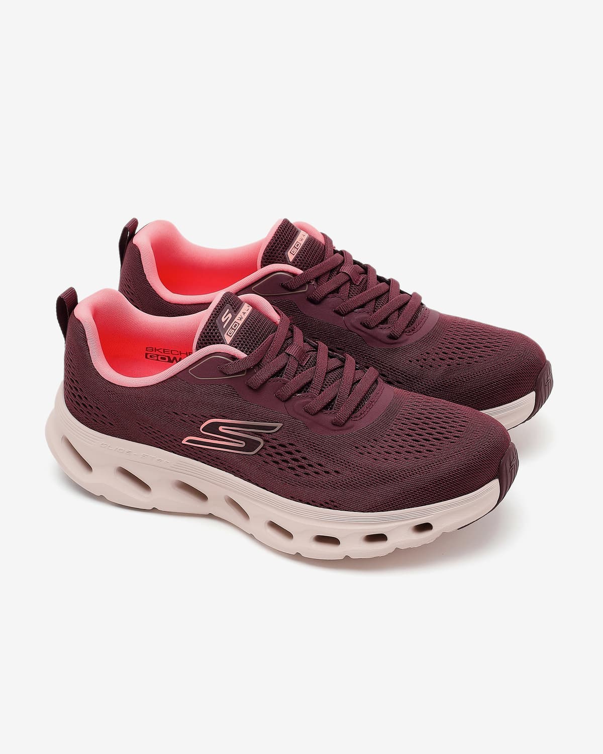 Skechers Go Walk Glide-step 2.0 - Kristee Kadın Bordo Yürüyüş Ayakkabısı — Mor · 125145-BURG (6/7)