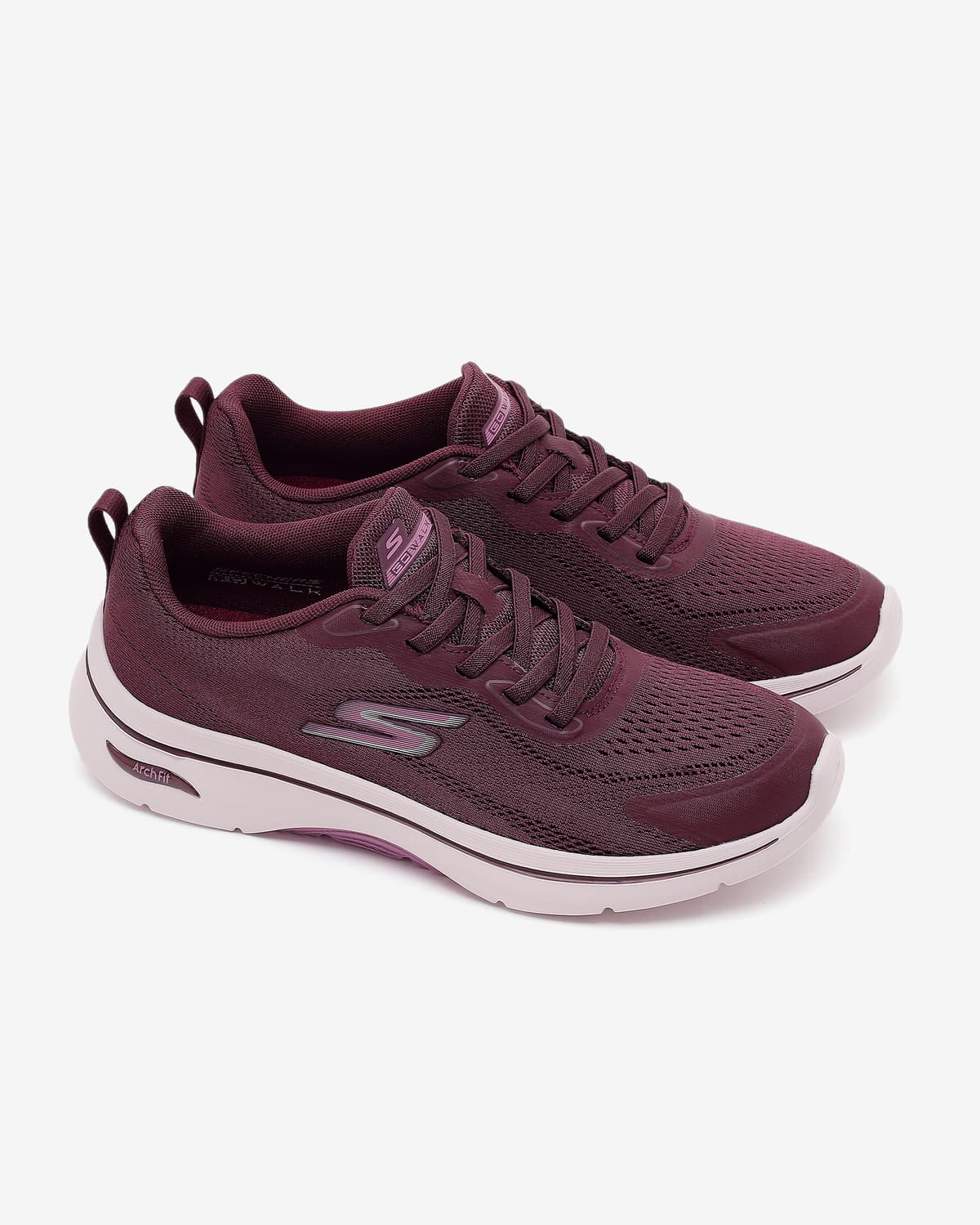 Skechers Go Walk Arch Fit 2.0 - Cassy Kadın Bordo Yürüyüş Ayakkabısı — Kırmızı · 125346-BURG (6/7)