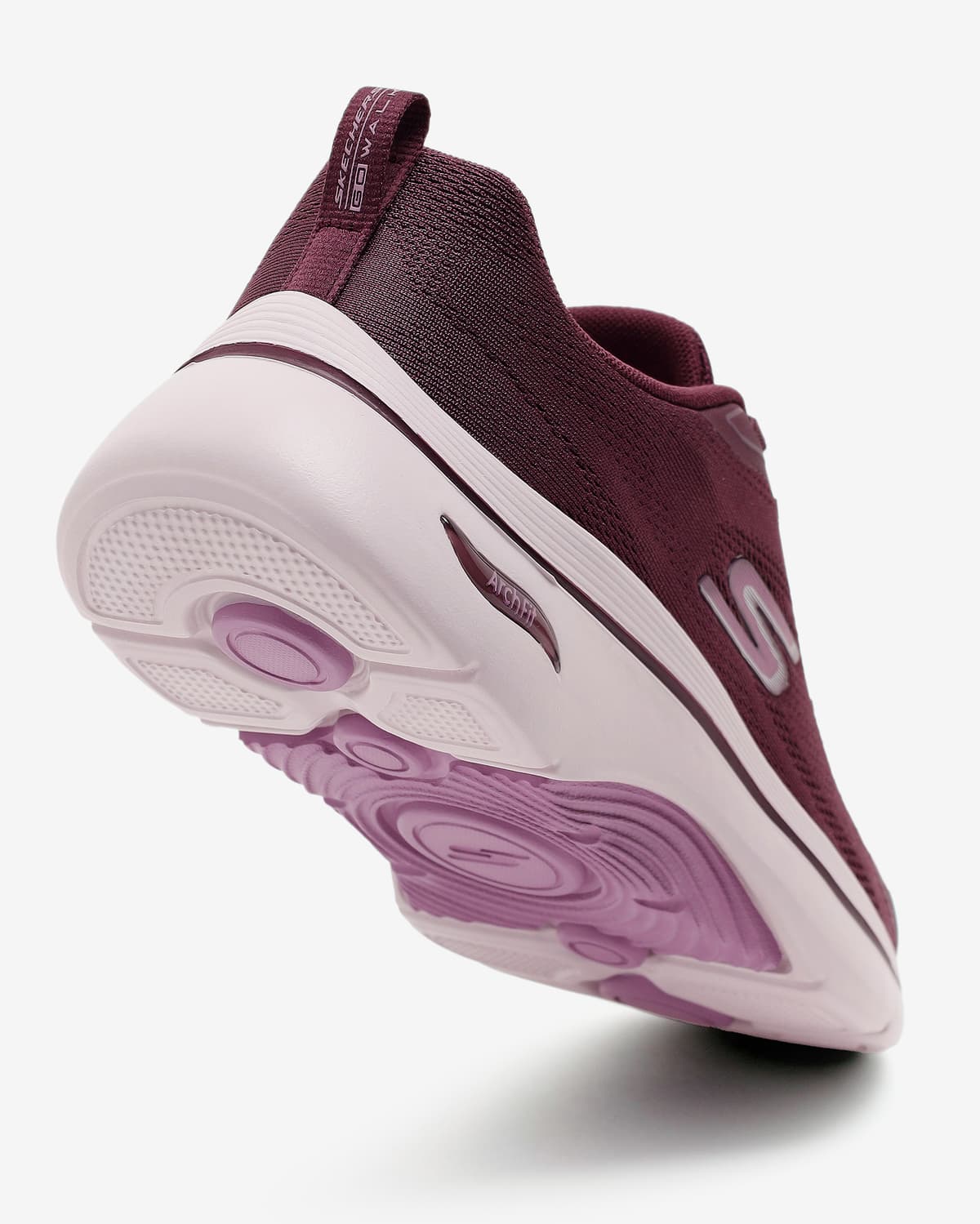 Skechers Go Walk Arch Fit 2.0 - Cassy Kadın Bordo Yürüyüş Ayakkabısı — Kırmızı · 125346-BURG (7/7)