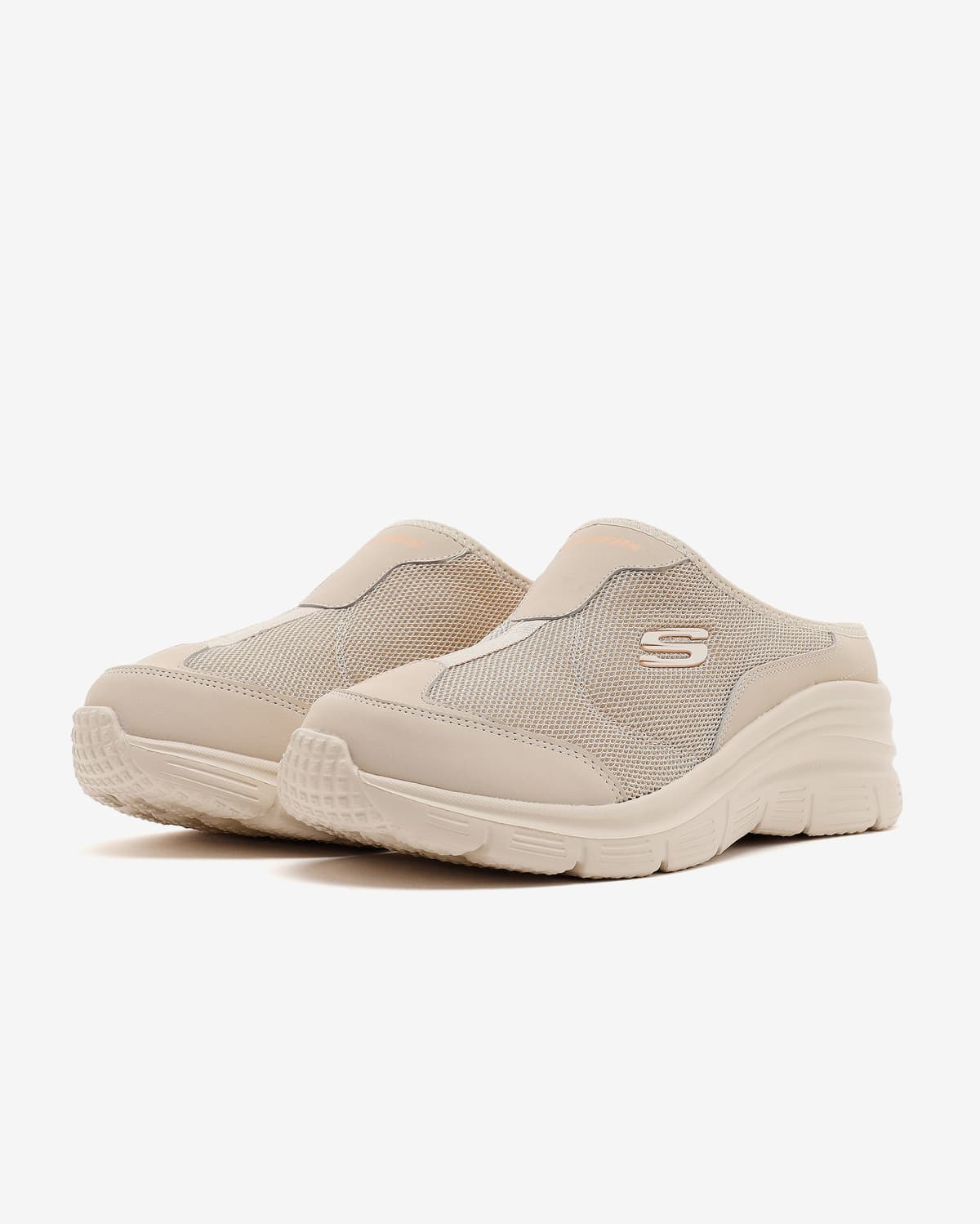 Skechers Fashion Fit Kadın Bej Arkası Açık Spor Ayakkabı · 12714TK-TPE (3/5)