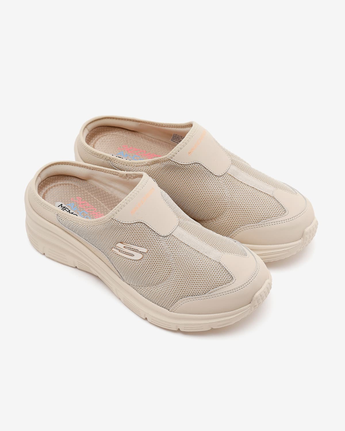 Skechers Fashion Fit Kadın Bej Arkası Açık Spor Ayakkabı · 12714TK-TPE (5/5)