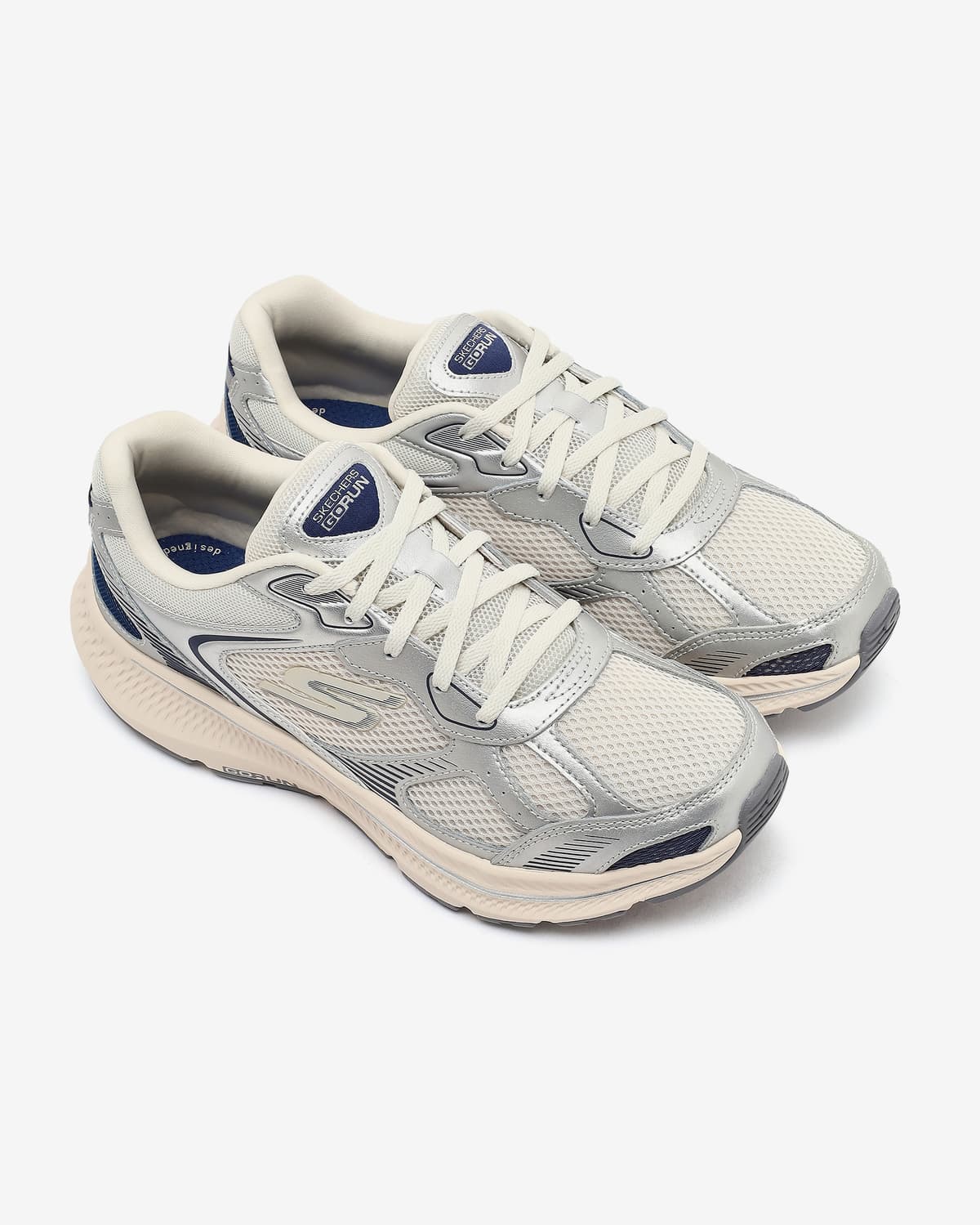 Skechers Go Run Consistent 2.0 - Volt Kadın Gri Spor Ayakkabı — Mavi · 128633-SLNV (6/7)