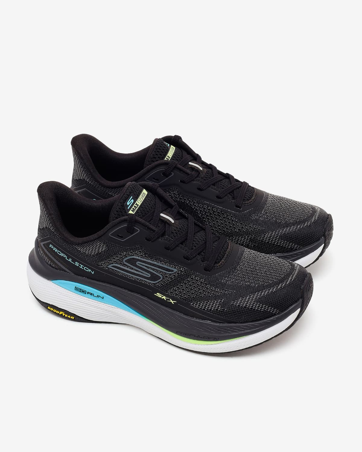 Skechers Max Cushioning Propulsion Kadın Siyah Koşu Ayakkabısı · 128908-BLK (6/7)