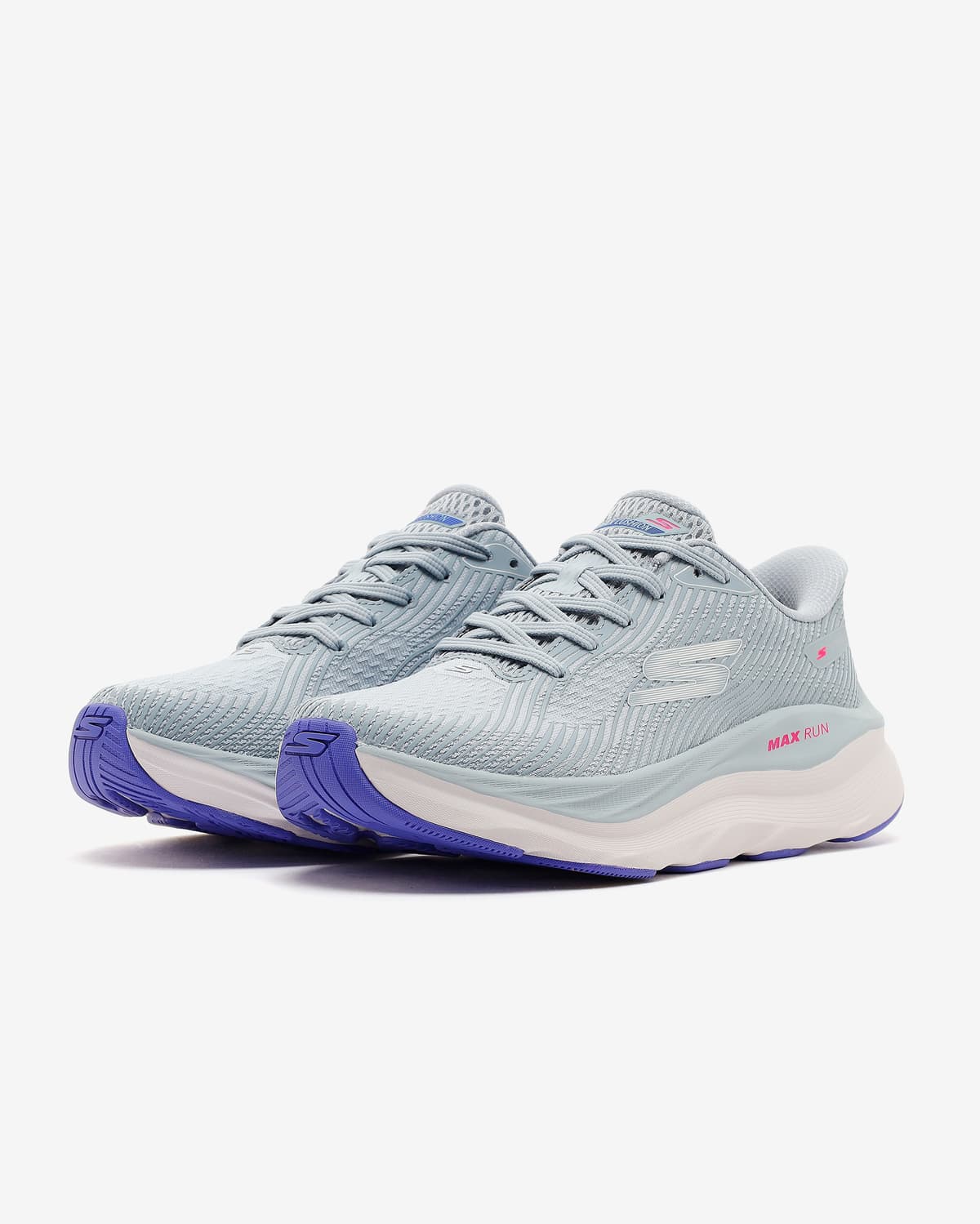 Skechers Max Run Kadın Gri Koşu Ayakkabısı · 129201-GYPR (3/8)