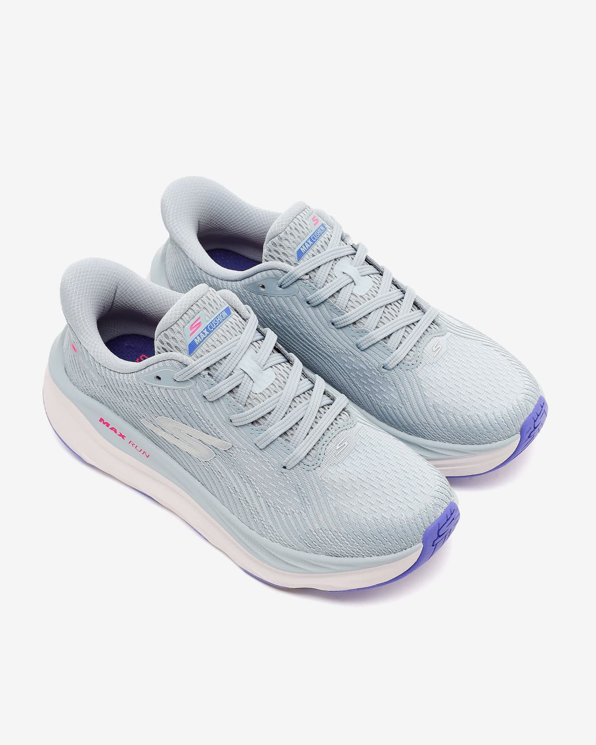 Skechers Max Run Kadın Gri Koşu Ayakkabısı · 129201-GYPR (6/8)
