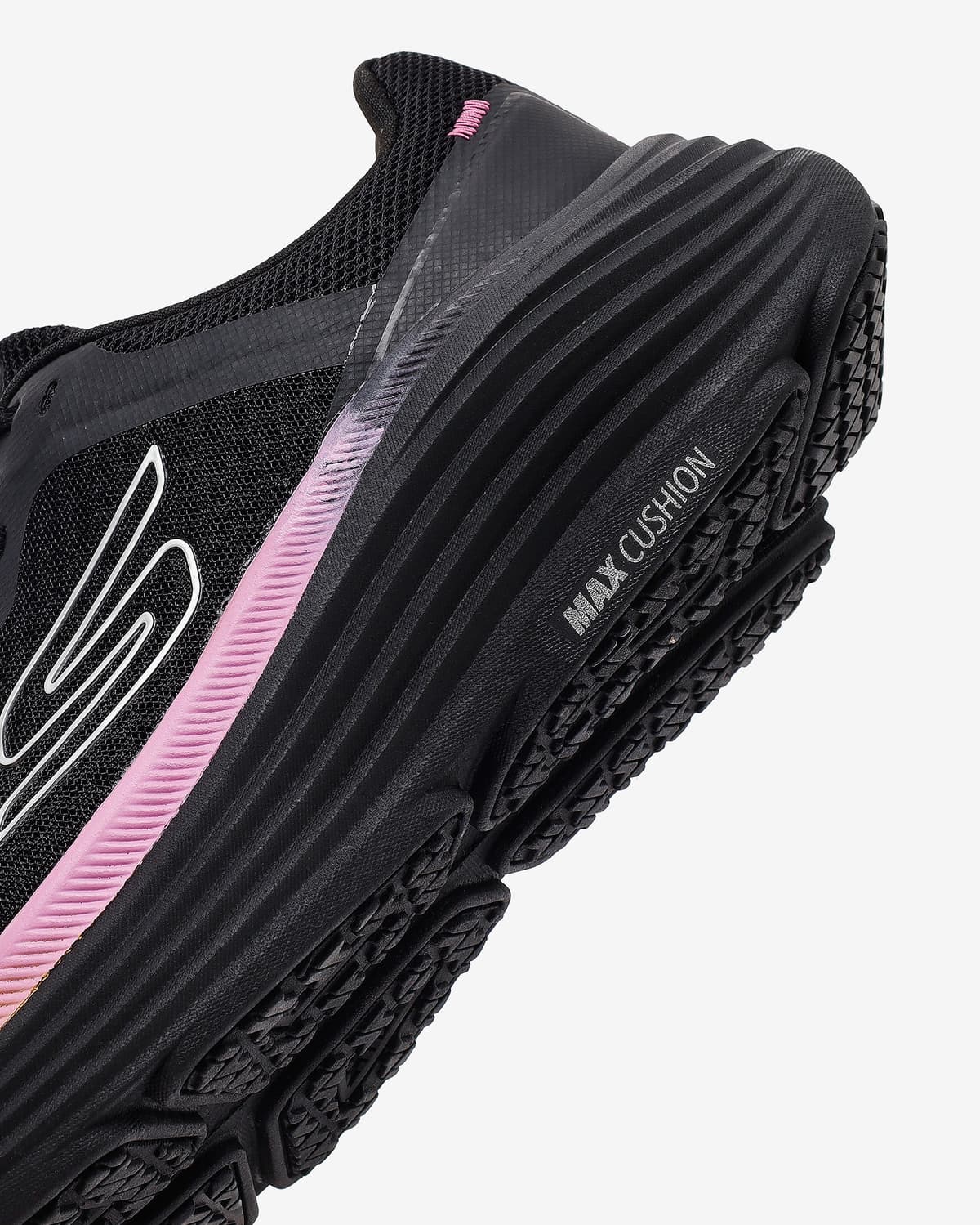 Skechers Max Cushioning Endeavour Kadın Siyah Koşu Ayakkabısı · 129470-BKPK (7/7)